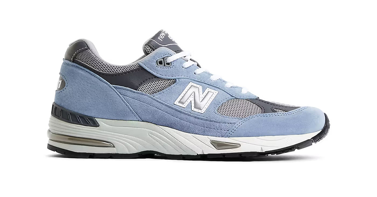 Light Blue Premium Leather Appears on the Latest New Balance 991 Made in UK